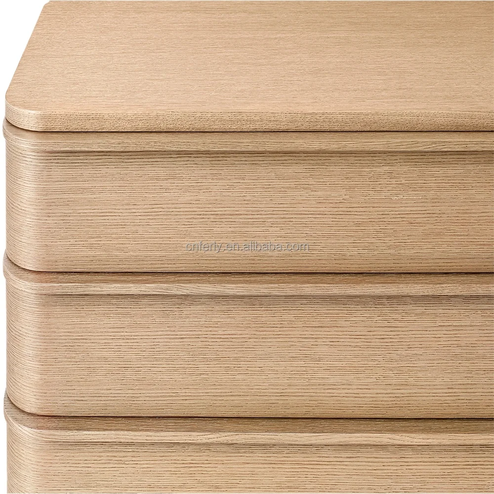 FERLY Customized High Quality Drawer Bedside Table Bedroom Furniture Nightstand Set 2 For Bedroom