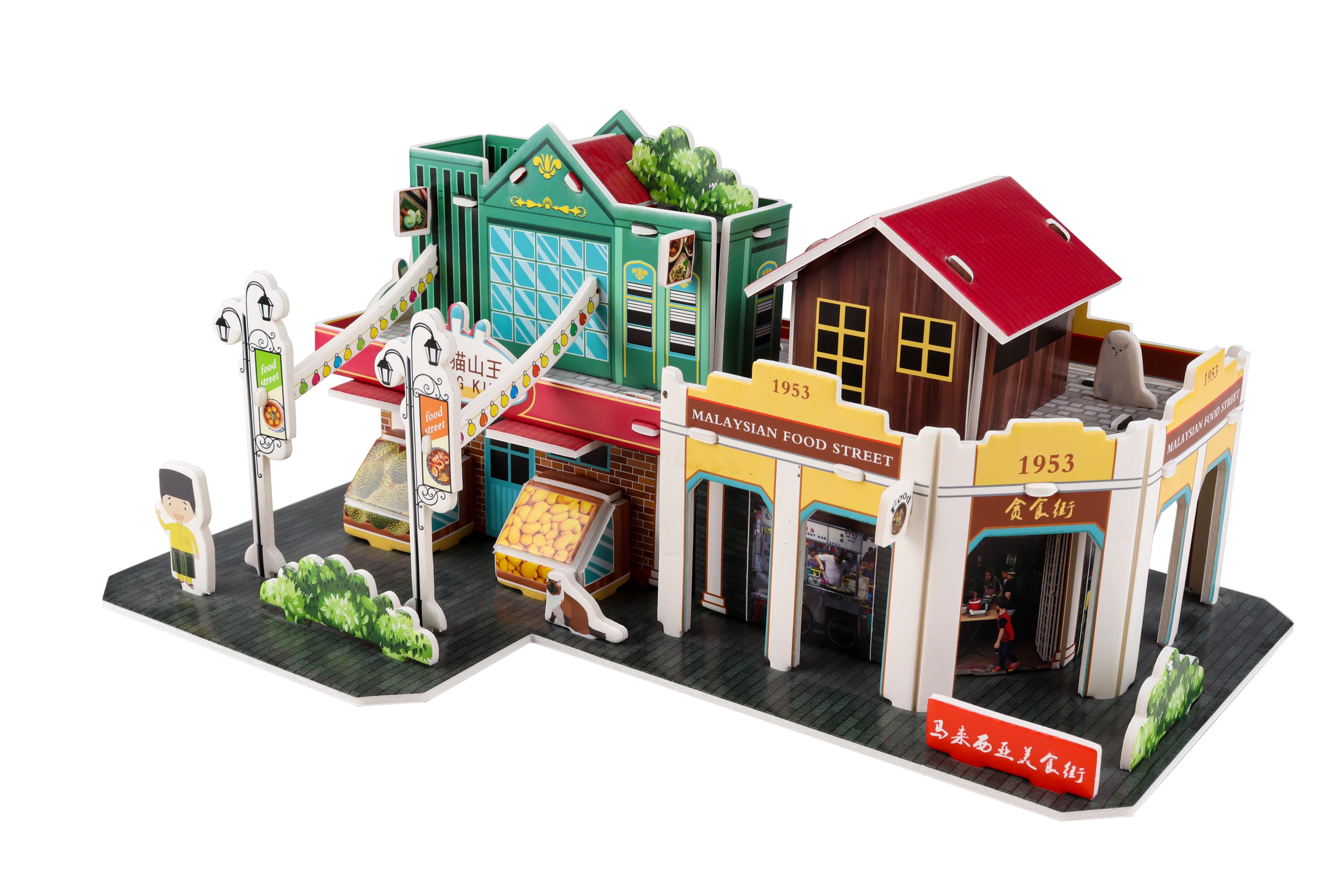 Cheap DIY 3D Asia Japanese / India/ Malaysia/ Thailand Souvenir Gifts Puzzle Toys For Kids