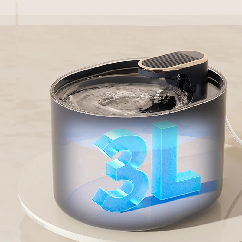 3L Automatic Cat Water Fountain Loop Filtering Drinker Auto Power-off Pet Water Dispenser Large Capacity Cats Pet Manufacturer
