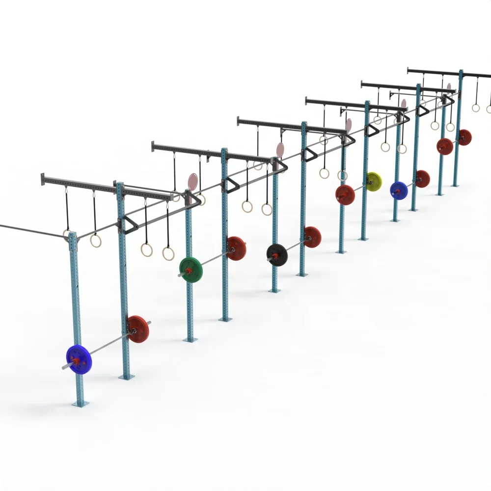 Multi functional fitness Gym Exercise Equipment Wall Mounted Power Squat Rack cross training fitness gym rig and racks