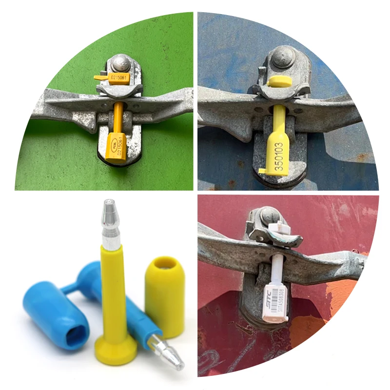 Heavy Duty Steel Security Bolt Seal ISO Certified Anti-Tamper Proof Container Seal for Bottle and Container Packing