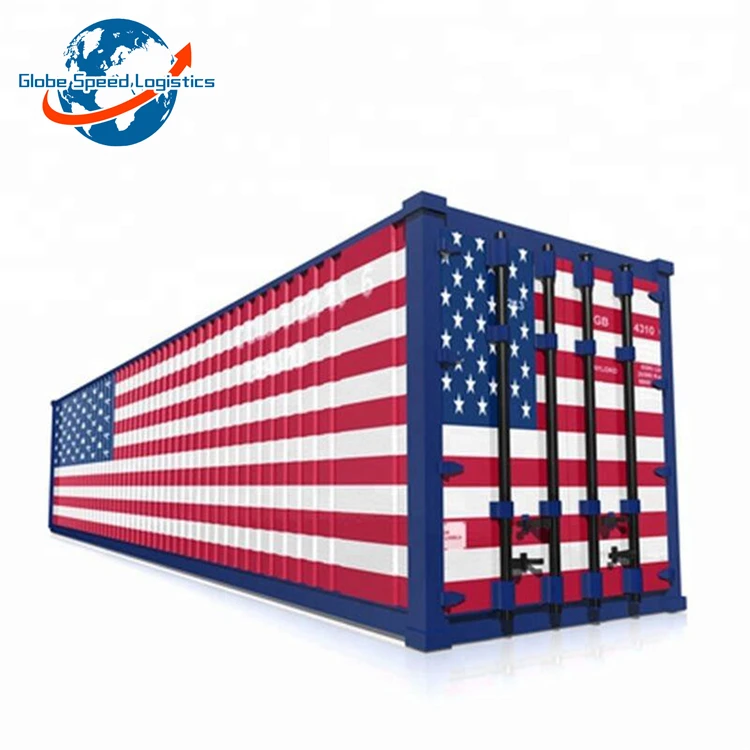 Дешевый морской грузовой контейнер 20 футов 40 агент по доставке в Гуанчжоу Китай США DDP