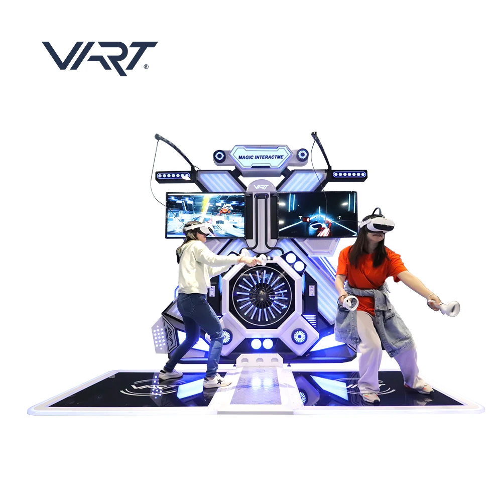VART популярный Двойной игрок виртуальная реальность стоящая стрельба катание на лыжах боевой симулятор виртуальной реальности игровой автомат