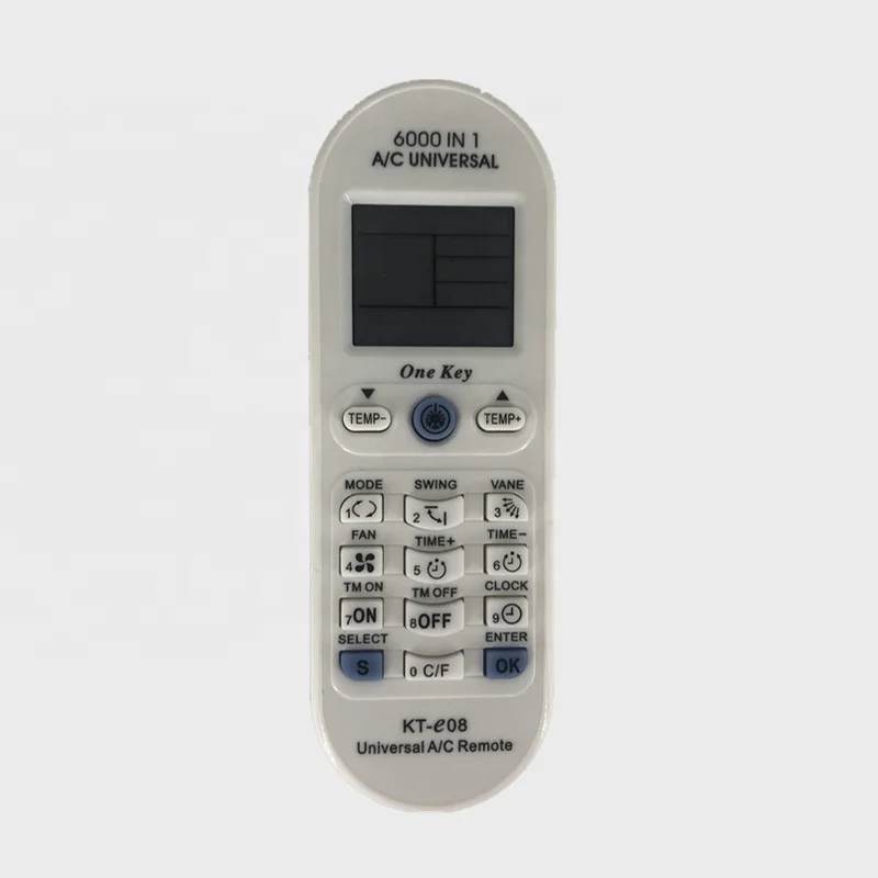 Smart key series ac remote 6000 in 1 universal air conditioner remote control KT-E08