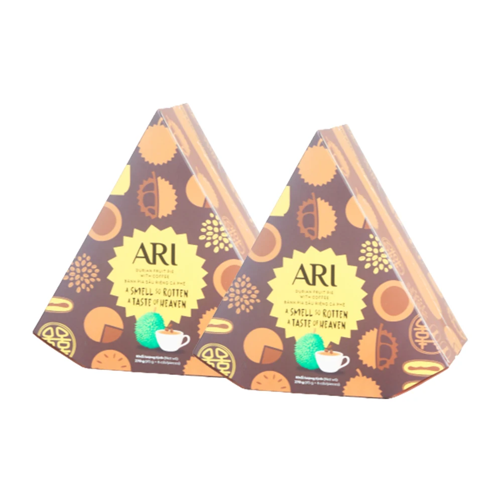 Round Durian Pie Fruity Flavor Coffee Fruity Pia a Cake 270 grams Baked Cake Local Food Product