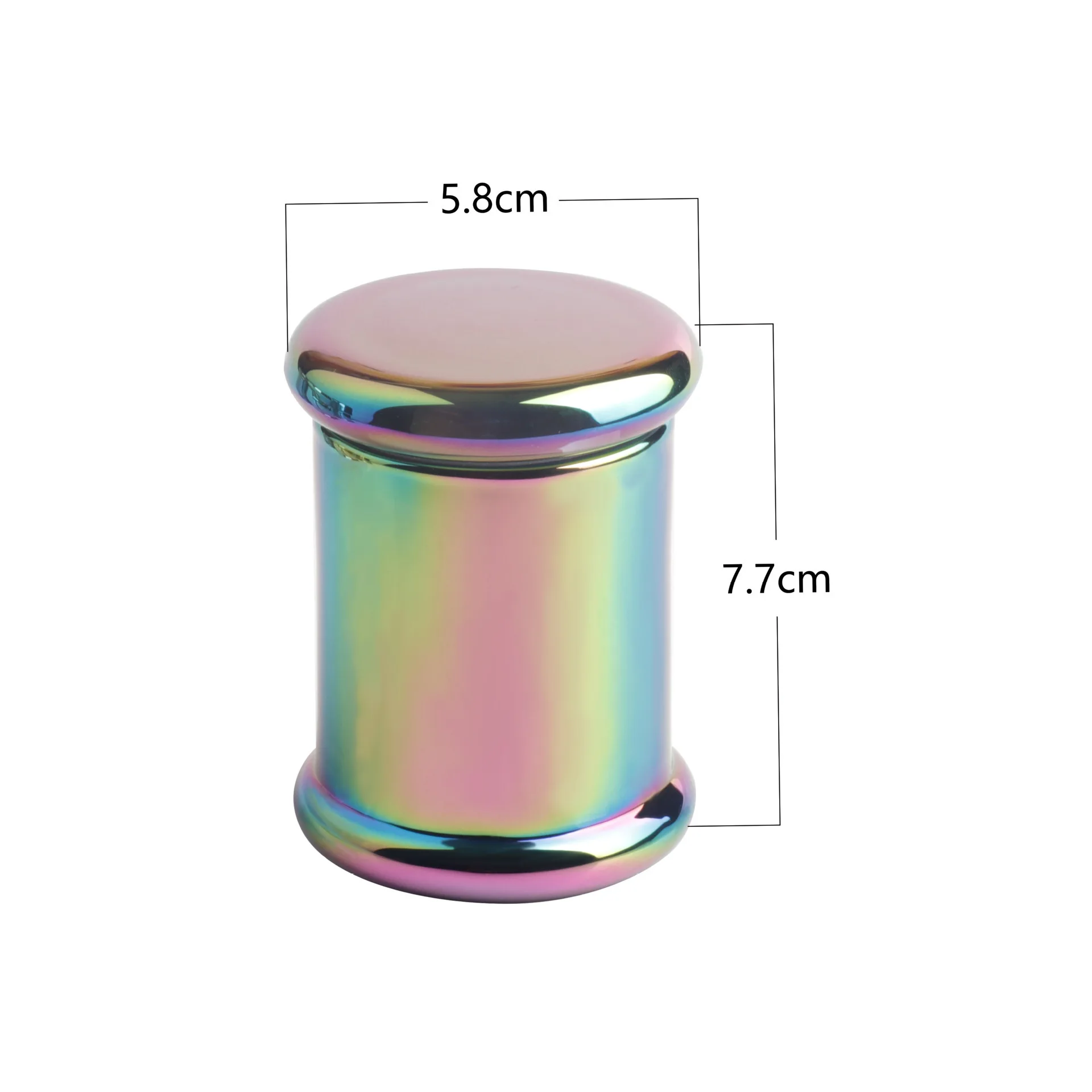 New electroplating glass jar vacuum moisture-proof colorful food storage sealed jar kitchen accessories