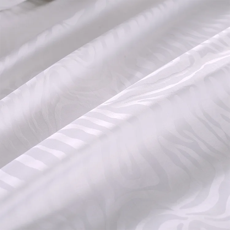 Super Soft Natural Comfort Modern 100% Printed Cotton  Hotel White  Bed Linen Bedding Sets Luxury Hotel