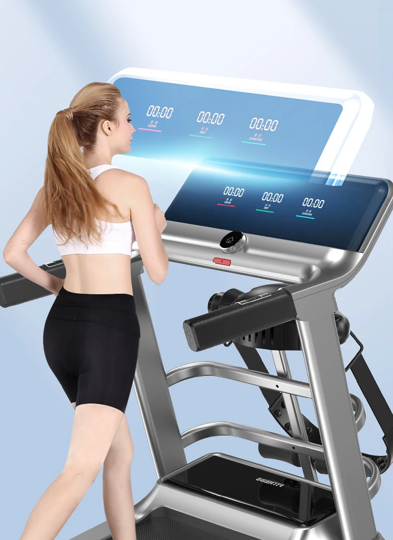 Mini Treadmill HD COLOR SCREEN Foldable Running Gym Fitness Machine Electric Walking Professional Save Space Home Use Treadmill
