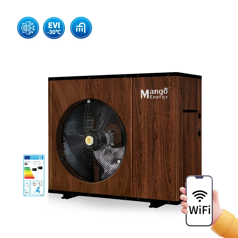 Hot water and cooling 9kw Monoblock DC inverter heating system heat pump FCC UKCA R290 Heat pump