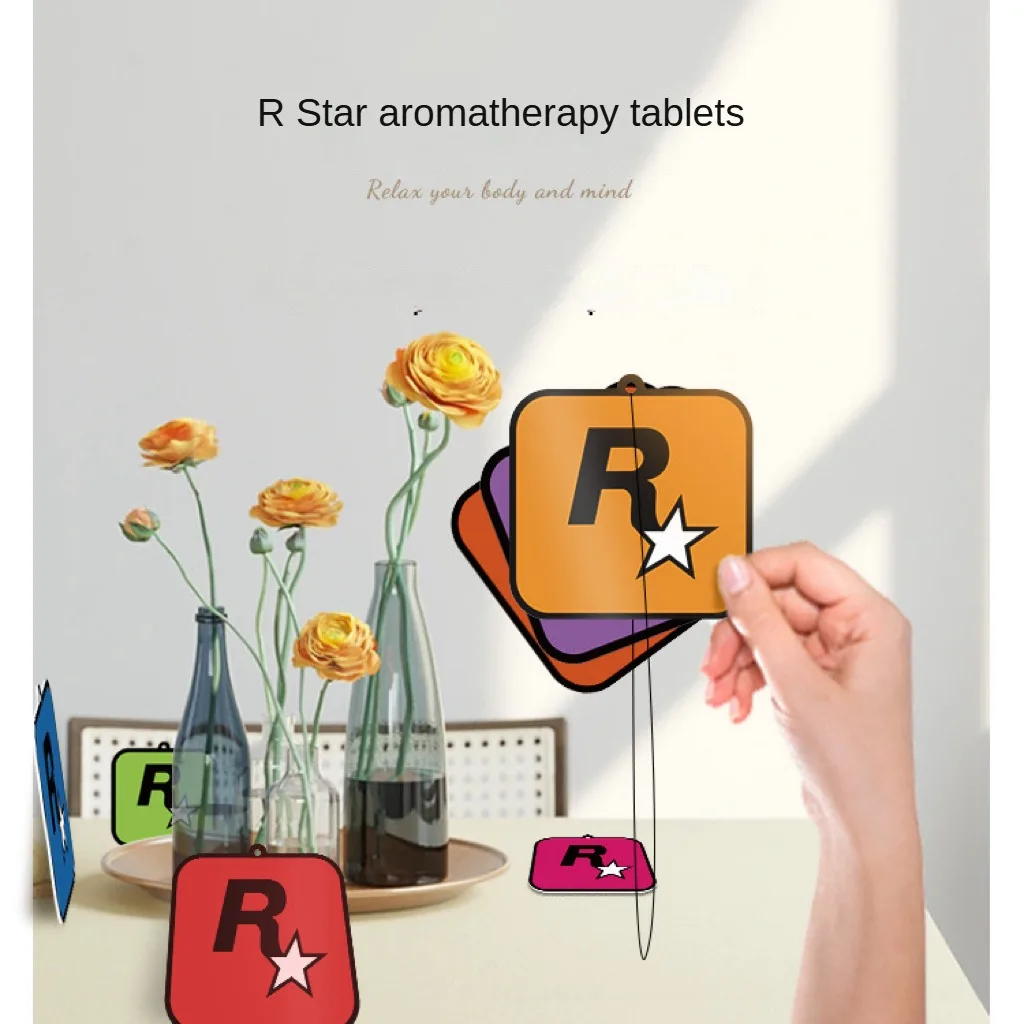 Hot Sale Scent Lasting Custom logo Scent R Label Car Aromatherapy Tablets