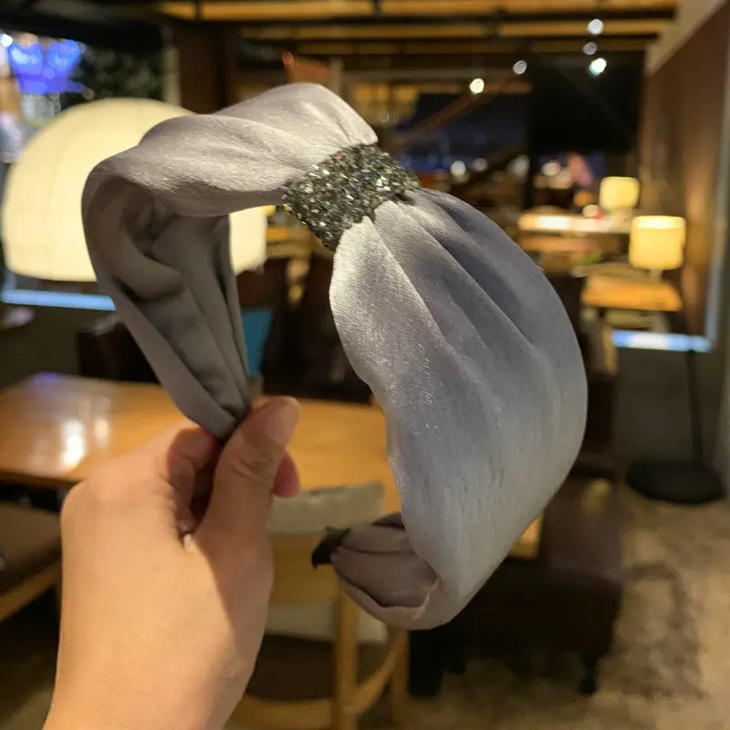 Vintage headband simple Korean wide-brimmed headband women hair accessories