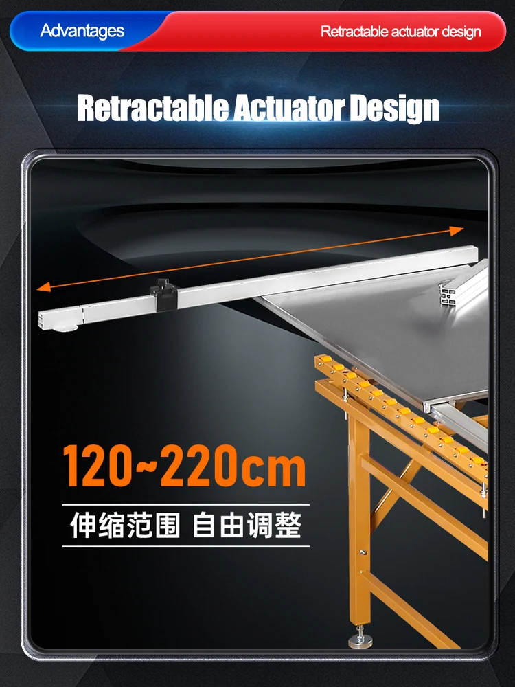 Precision Sliding Table Saw Multi-function Panel Saw Woodworking Special Workbench Dust-free Cutting Saw Folding Saw Table