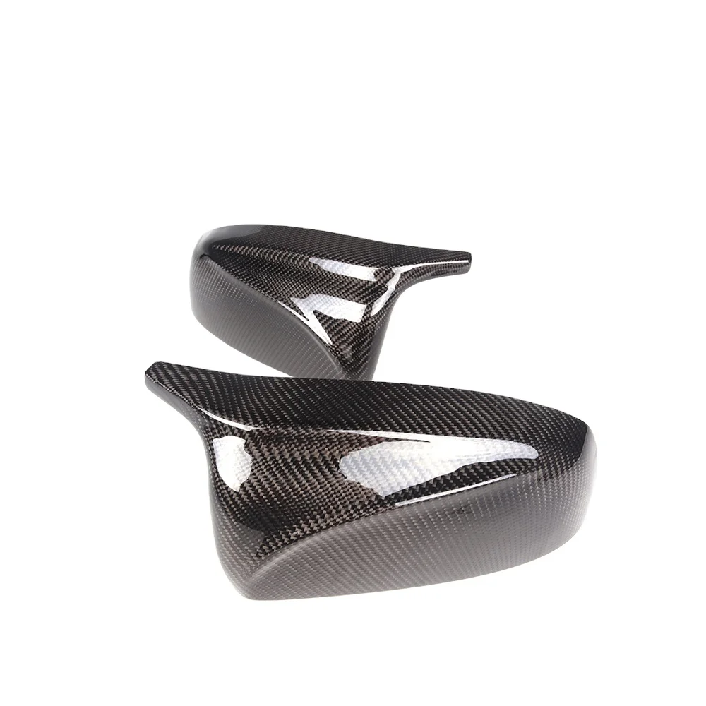 Carbon Fiber Side Door Rear View M Look Wing Mirror Covers Caps for BMW X5 E70 X6 E71 2007+