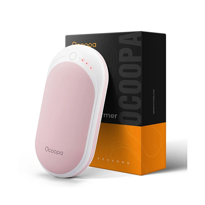 Factory wholesale portable pocket hand warmer with mini power bank reusable hand warmer electric