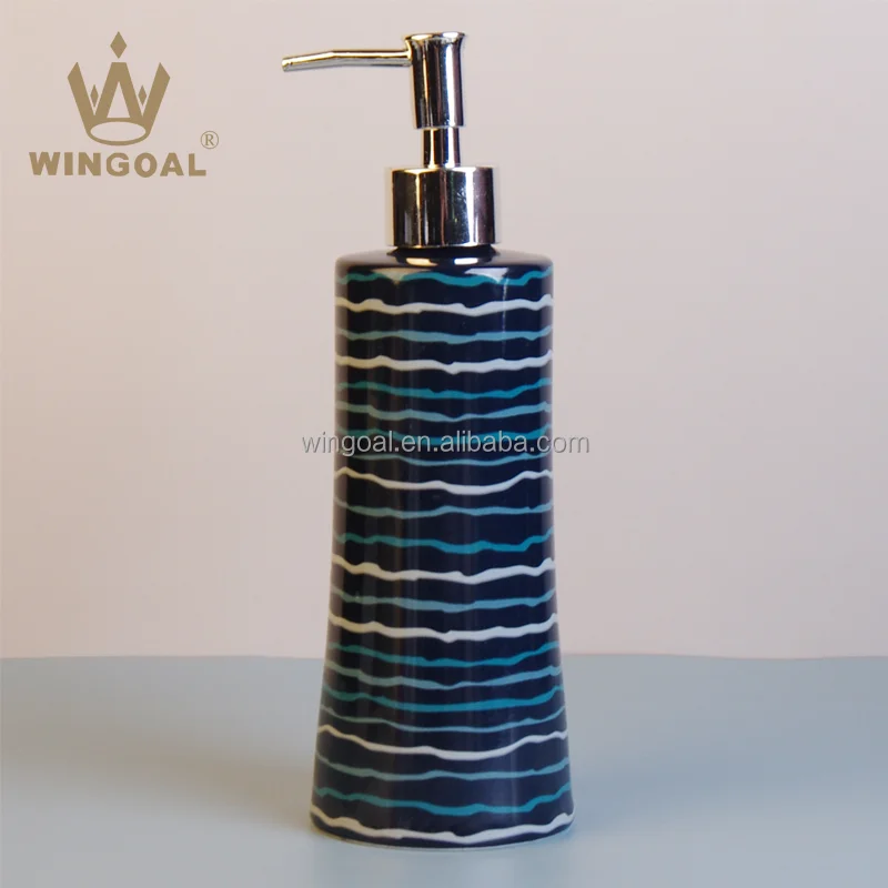 European embossed white porcelain hand sanitizer bottle 280ml wholesale bathroom embossed white porcelain press bottle wholesale