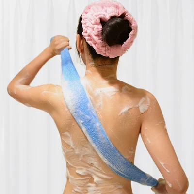 
Japanese 100%Nylon Beauty Skin Cloth Body Scrub Exfoliating Shower Towel Sauna Bath Towel 