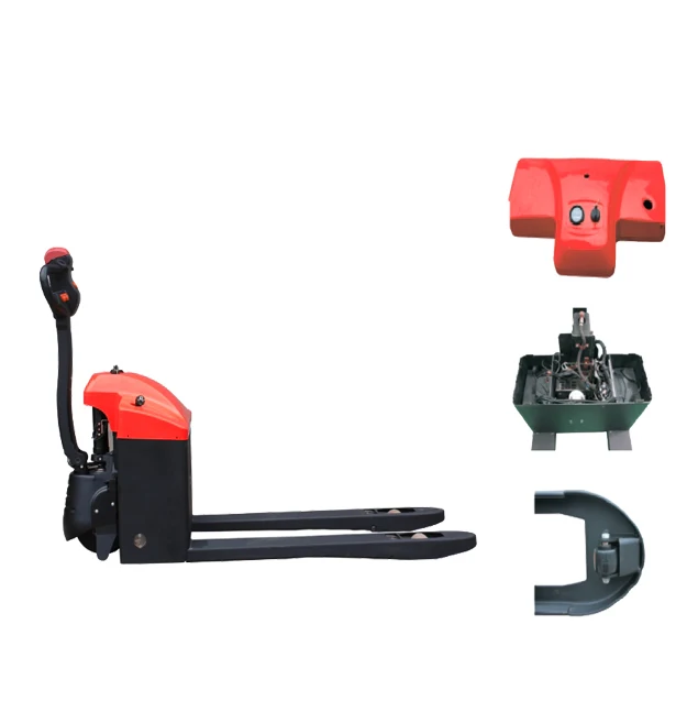 3300lbs 1500kg Full Electric Pallet Truck Walkie Electric Hand Forklifts Hand Pallet Truck