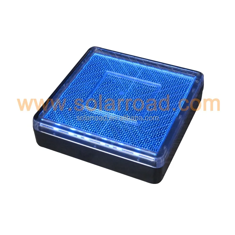 Waterproof IP68 Garden Decorative LED Solar Ice Cube Brick Light Yellow Green Quantity Luminous Red White Blue Body Lamp Resin