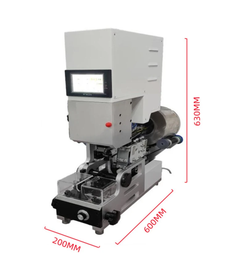 Semi Automatic wire waterproof plug seal inserting threading cable stripper tool crimping machine BJ-GVC