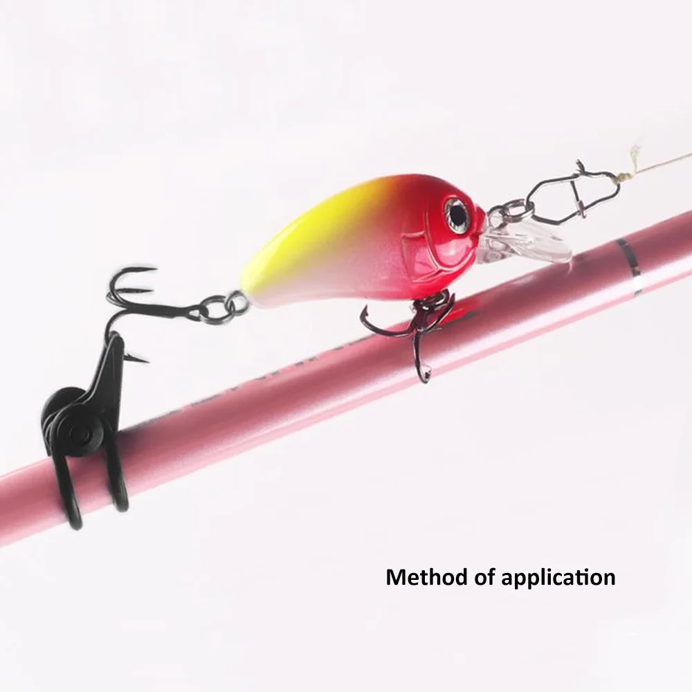 SUPERIORFISHING Fishing Rod Hook Keeper Multiple Color Fishing Bait Hanger Lure Fishhook Safety Holder Pesca Accessories