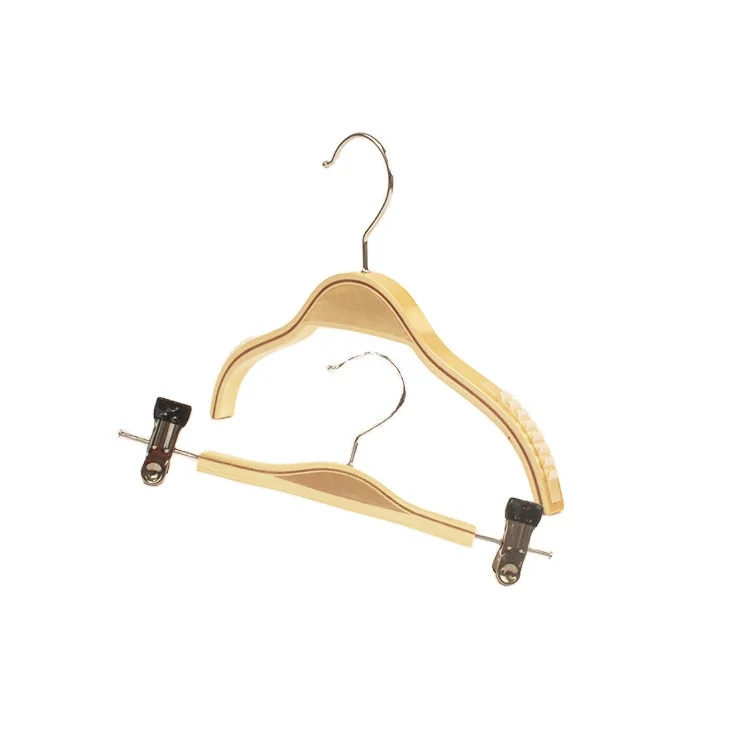 Wuhan New Rainbow Coat Hangers for Wardrobe Living Room High Quality Wooden Women Clothes Hanger