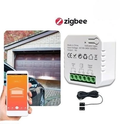 Tuya Zigbee приложение пульт дистанционного управления роликовые затворы дверные ворота Smart Открыватель двери гаража