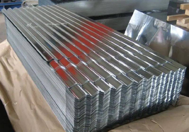 Manufacturer 22 gauge PPGI GI Galvanized corrugated roofing roof iron steel sheet for construction