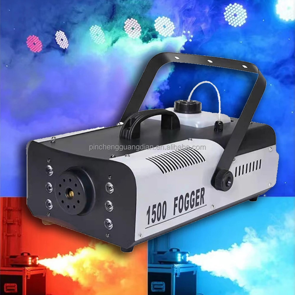 Дымовая машина guangzhou led1500w с дистанционным управлением для сцены ночного клуба бара вечеринки фестиваля