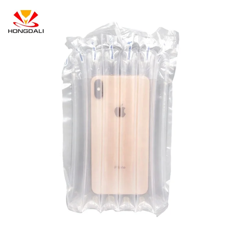 Anti Pressure storage inflatable customized cellphone case packaging bag bubble Mailer warp Air column cushion Bag for phone