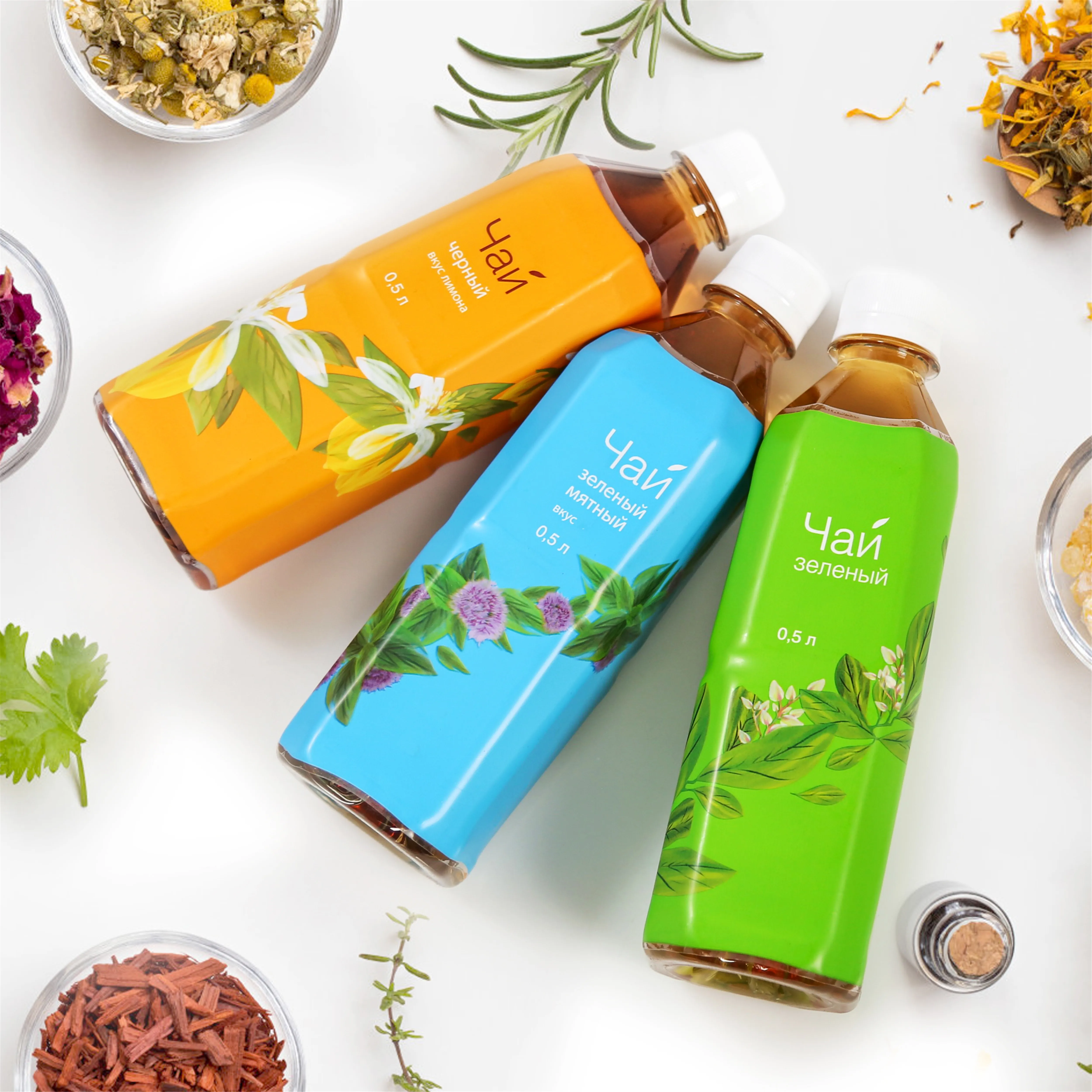 Korean Aloe Tea with Honey Fruit Tea Healthy Beverage Aloe Vera Drink for Adults Degradable Material PLA Bottle