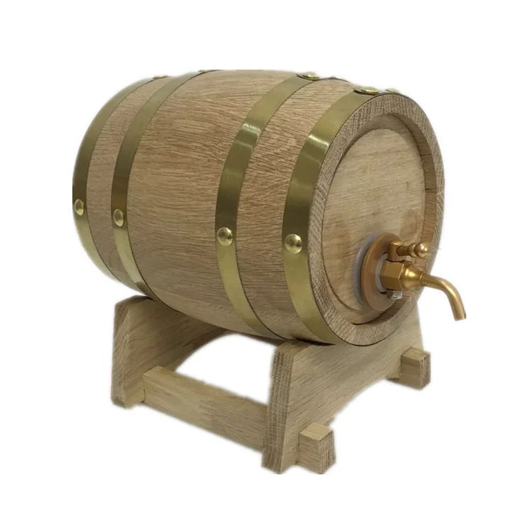 Custom logo solid oak wooden wine barrel for whiskey rum bourbon tequila beer wood barrel wine barrel