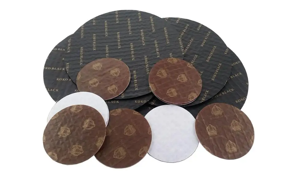 Rectangle black and white chocolate paper cushion pad / candy pad