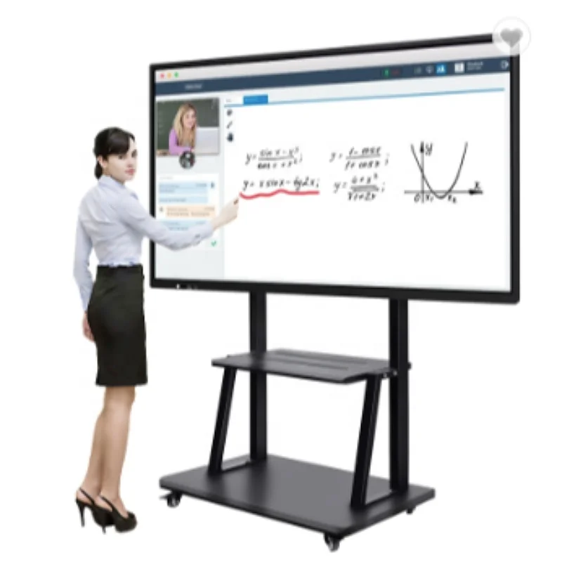 Smart digital kids lcd drawing display price android 55 65 75 86 inch interactive white board for classroom school