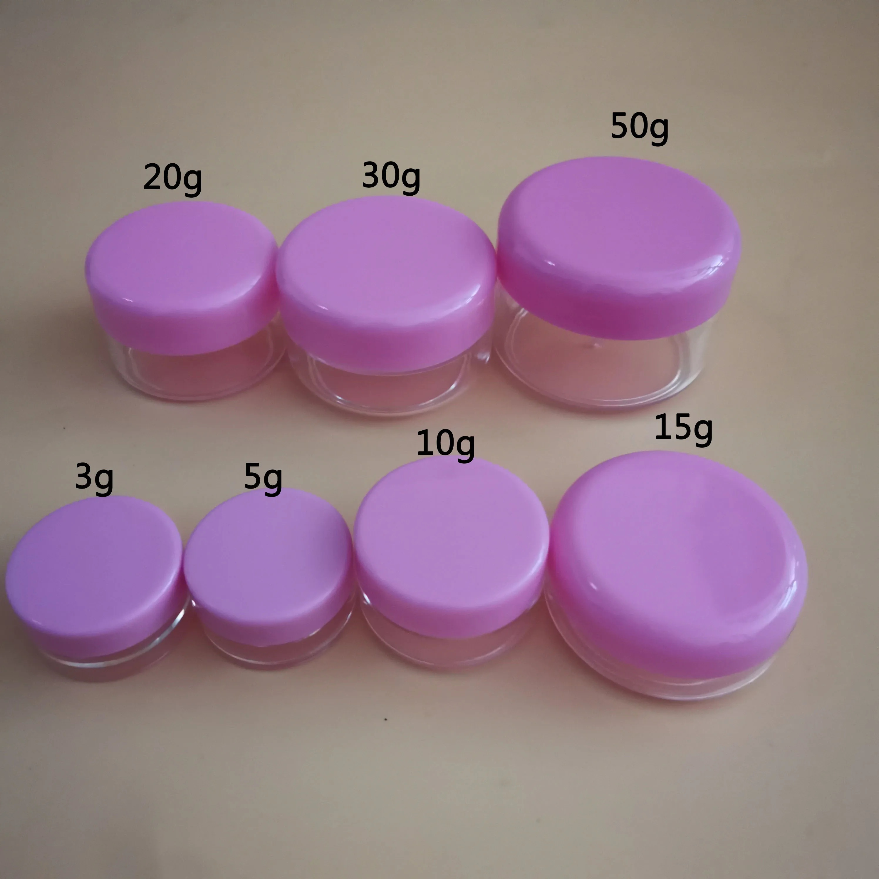 3g 5g 10g 15g 20g 30g 50g  Cosmetic Jar Travel Sub-box Bottle Face Cream Jars Sub-bottle Cosmetic Jar Direct Sales