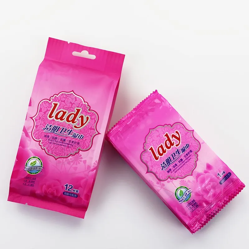 
ECO Friendly Organic Flushable Vaginal Care Wipes Female Hygiene Water Yoni Tissues 