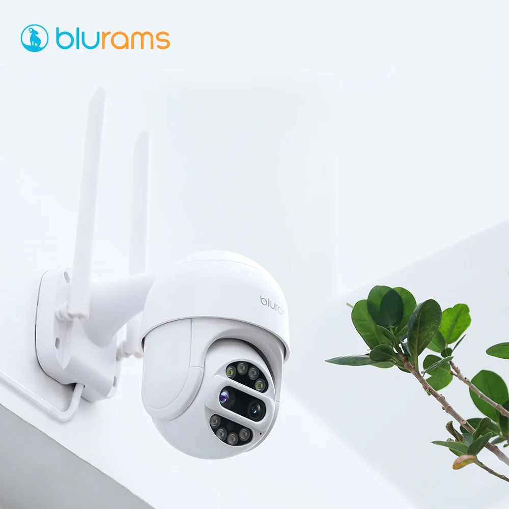 PTZ 3MP Wi-Fi IP66 Camara IP 360 Doble Lente Outdoor Security Surveillance Camera with Night Vision