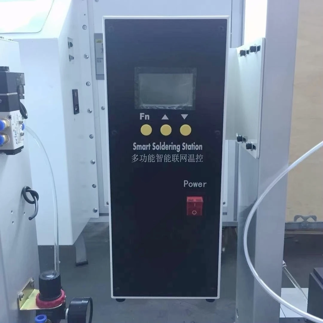 Factory high efficiency 4 axis robotic automated smd led module soldering machine