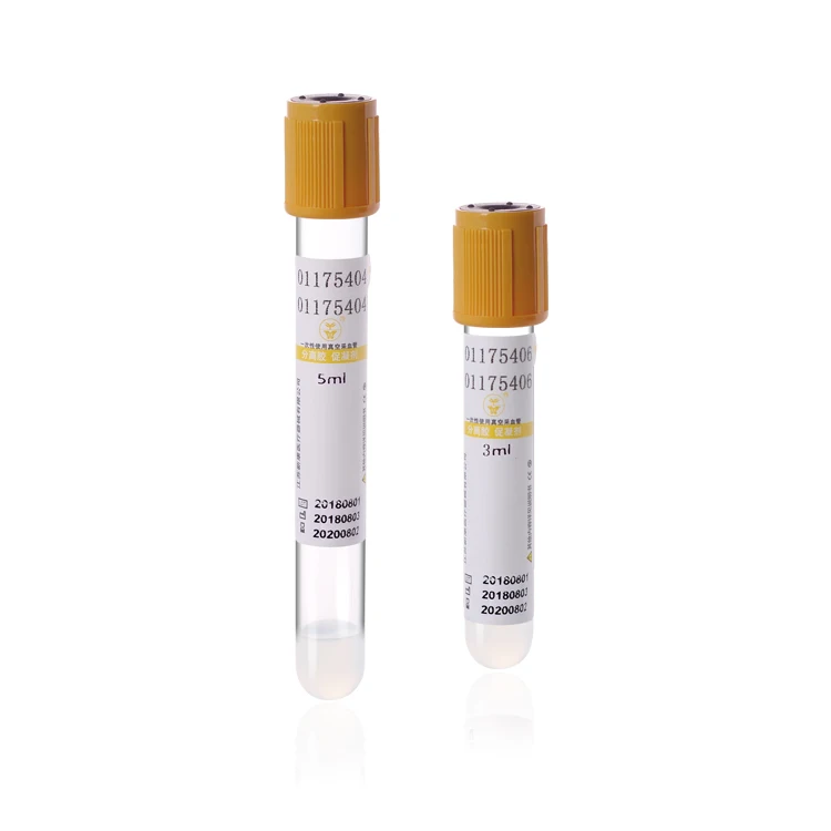 Medical Supplies 4ml disposable gel clot activator tube vacuum blood test tube
