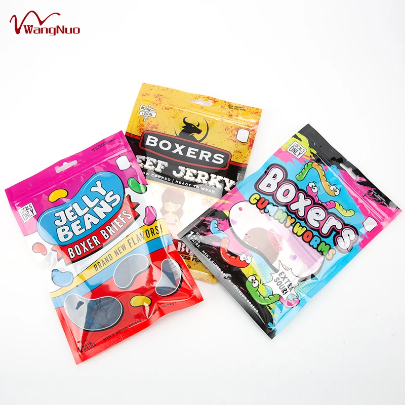 Eco-friendly small cheap baby clothing pouch packaging for underwear