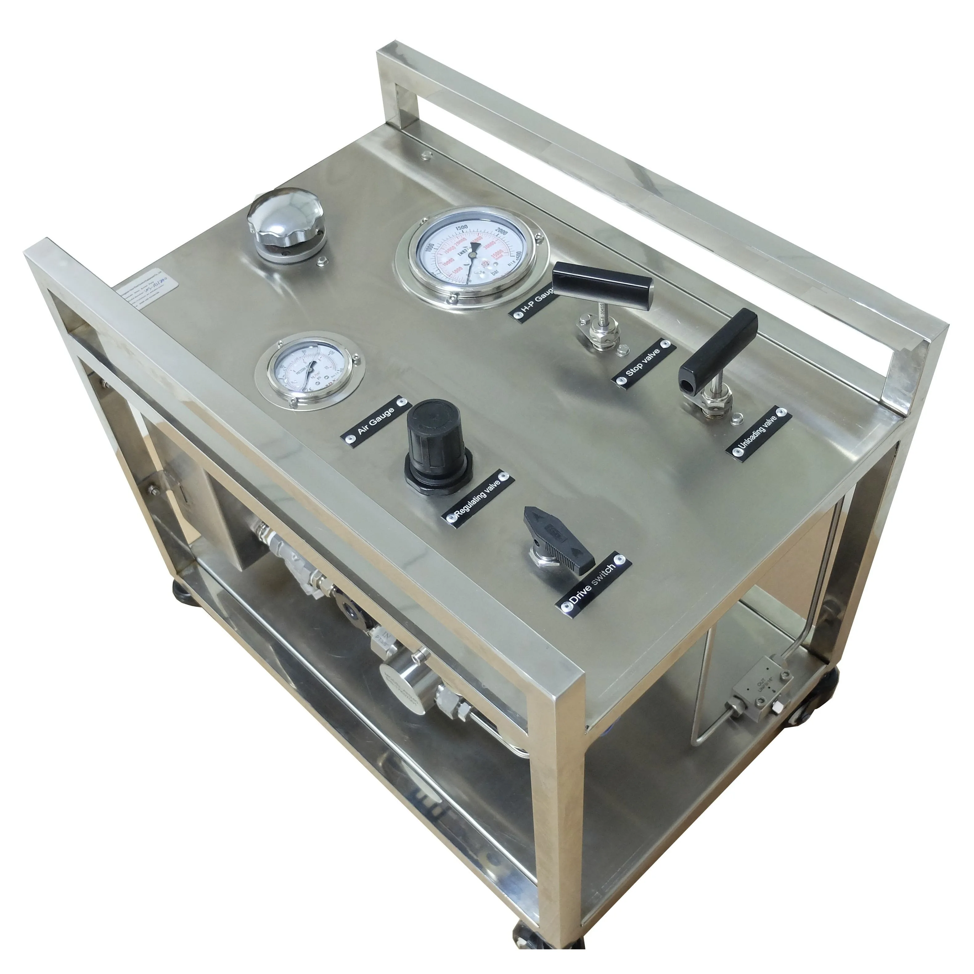 USUN Model:WSAH400  Ultra high pressure Air hydro static pump  pressure test Equipment