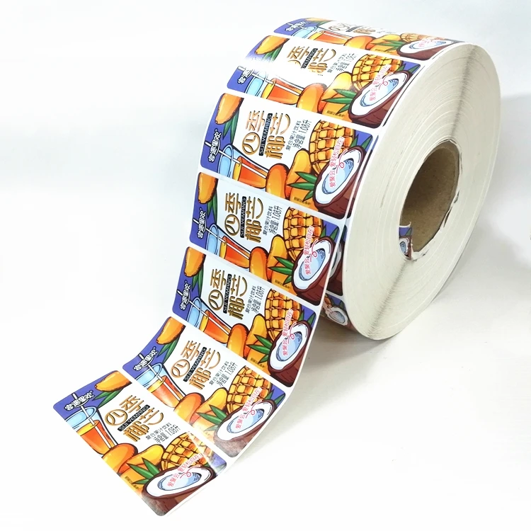 Factory Price Self Adhesive Metalized Silver BOPP Stickers Custom Private Logo 100ml Bottle Label