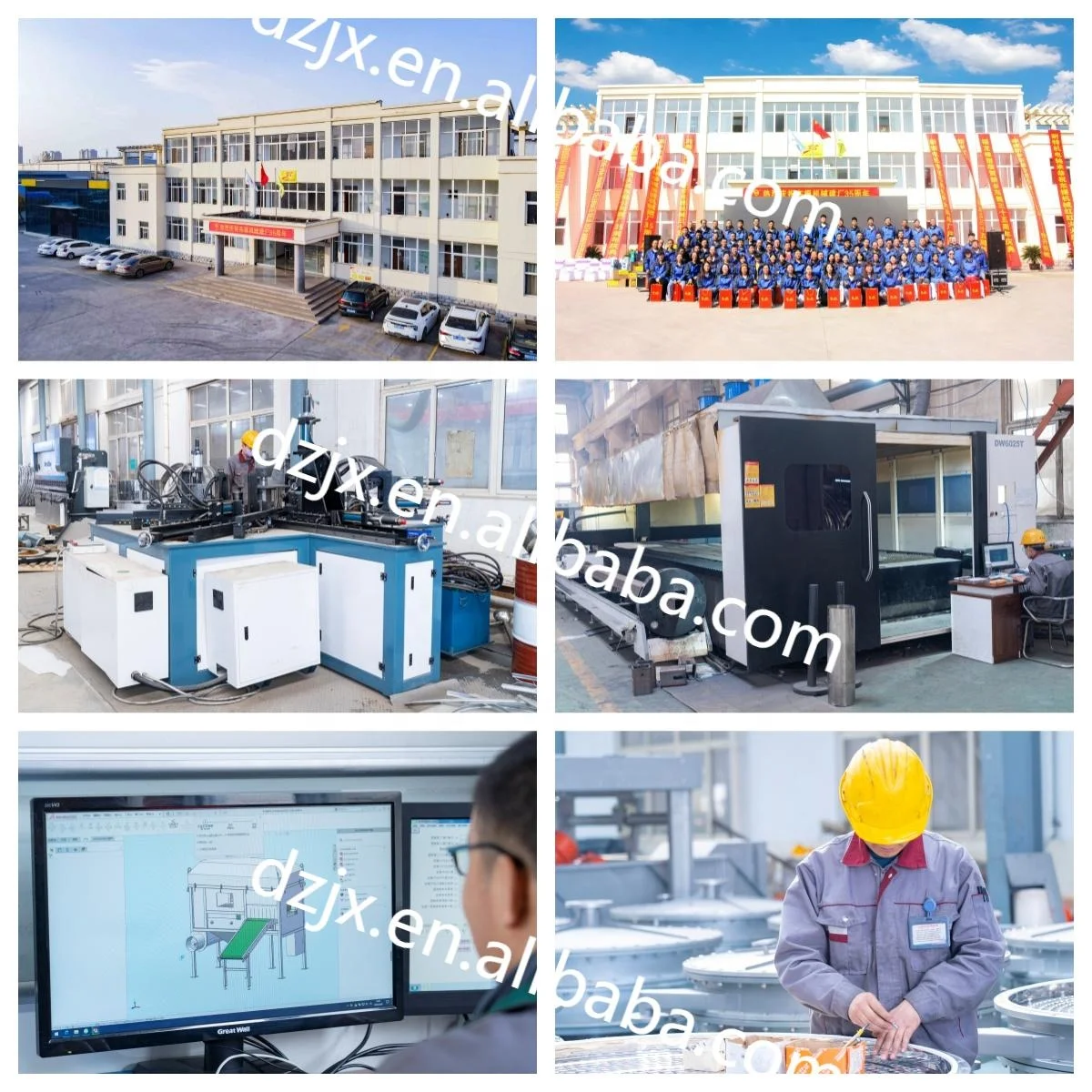 DZJX Sieving Machine For Food Industry Detergent Tobacco Polishing  Powder Round Vibrating Screen Separator Sieve Machine