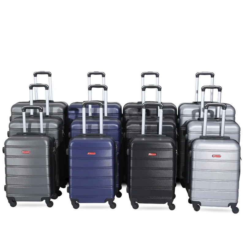 Fancy travel luggage bright color travel luggage 3pcs 20 24 and 28 inch trolley travel luggage