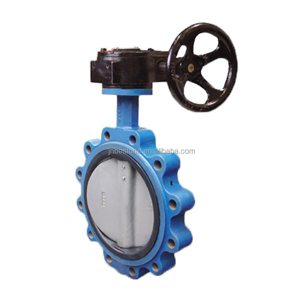 Made in China Cf8 Cf8m Disc Lug Butterfly Valve Pinless Rubber Seat PN10 PN16 150LB 5K 10K ANSI JIS