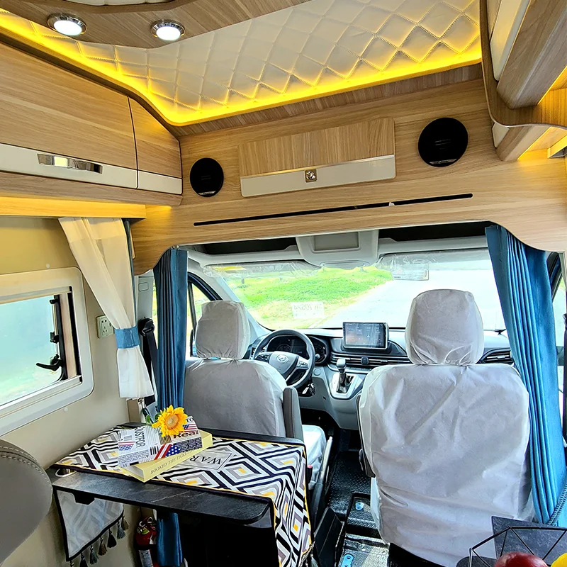 Motorhome Camper Van Luxury 5.94m Mover caravan 2-5 Persons Rv Camper Van off Road Family Motorhome Factory Custom