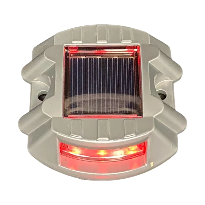 Top-tier IP68 Waterproof LED Ground Warning Light Reflective Solar Road Studs. Ideal for road marking