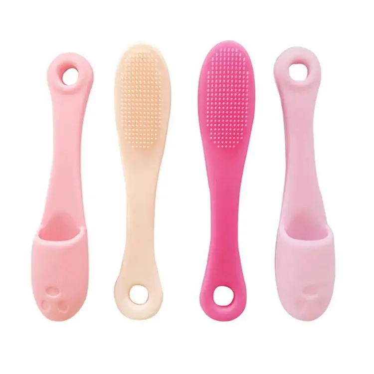 New Product Nasal Remover Exfoliating Blackhead Silicone Nose Cleaning Brush Lip Scrubber
