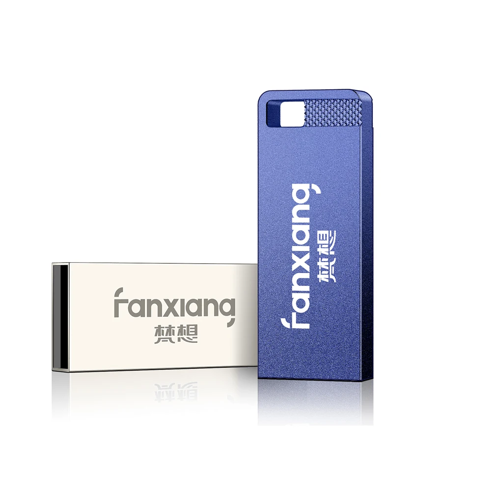 Custom Logo USB Flash Drive 1GB 2GB 4GB 8GB 16GB 32GB 64GB 128GB USB Memory Stick Thumb Pen Drive Waterproof Metal Mini Cle USB