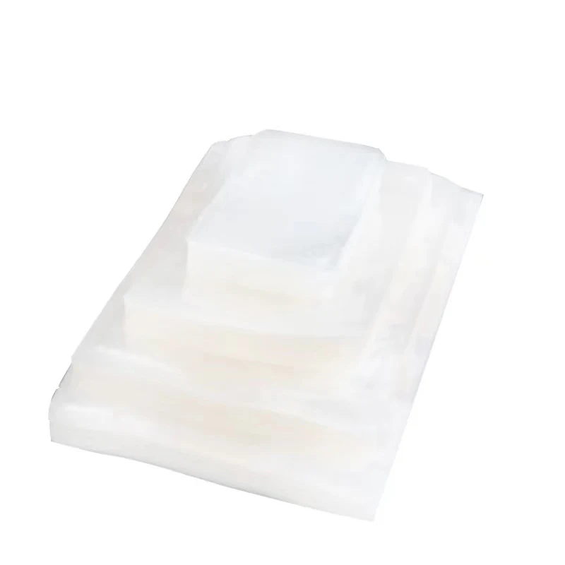 High Quality Plastic Thickened 80 20*30cm Transparent Food Vacuum Bag With Easy To Tear Plastic Vacuum Storage Bags