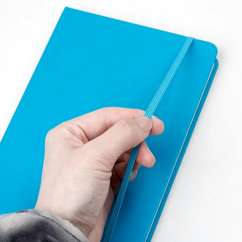 A5 B5 Wholesales custom logo printed plain hardcover a5 leather notebook